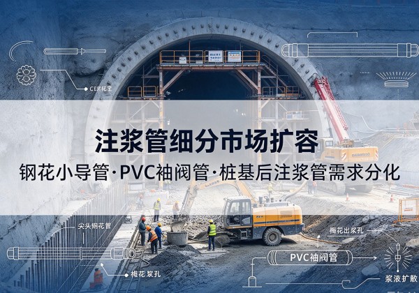 博山注浆管细分市场扩容，隧道钢花小导管、PVC 袖阀管、桩基后注浆管需求分化