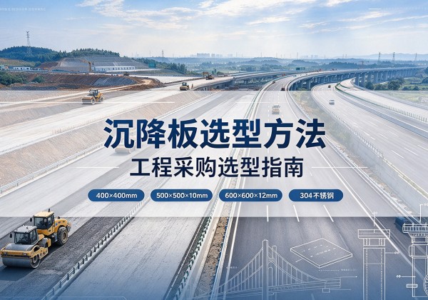博山沉降板选择方法